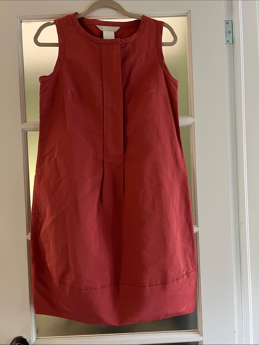 S Max Mara Rose Pink shift party dress size 10